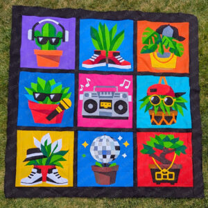 Hip Hop Houseplants Quilt