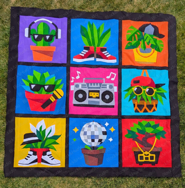Hip Hop Houseplants Quilt