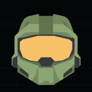 Emerald Guardian Helmet Paper Piecing Pattern - Digital Download