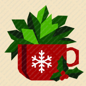 Merry Little Succulent Pillow Design